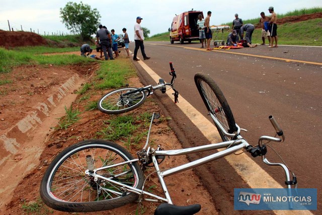 Acidente gravíssimo com garotos aconteceu no quilômetro 13 da mesma estrada vicinal. Foto: MANOEL MESSIAS/Agência