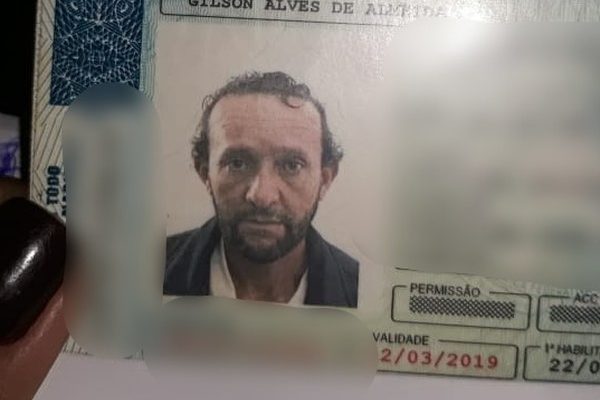 O suspeito, Gilson Alves de Almeida, de 45 anos, foi preso nessa quinta-feira (Foto: DHPP Rondonópolis).