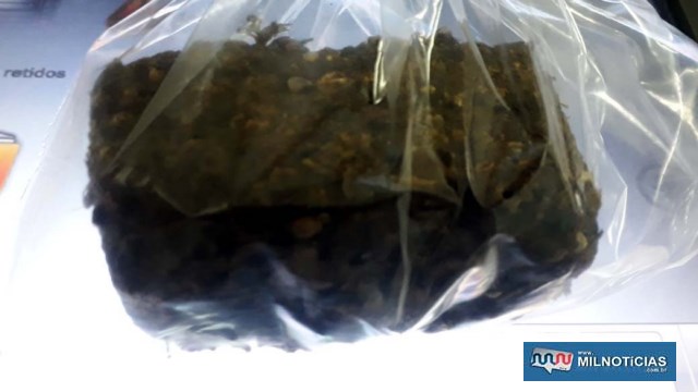 Foi apreendido um pequeno tablete de maconha, encontrado na genitália da acusada durante visita na penitenciária de Andradina. Foto: MANOEL MESSIAS/Agência