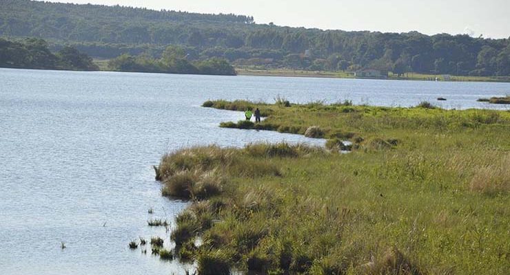 Vítima se afogou no Grande Lago em Paraguaçu Paulista — Foto: I7 Notícias / Divulgação.