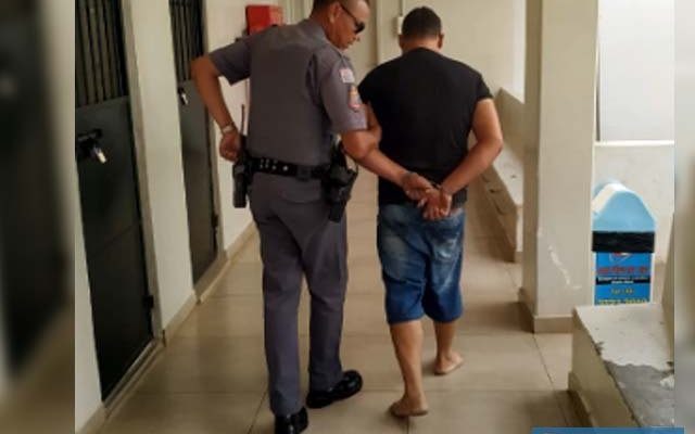 Pedreiro foi encaminhado ao plantão policial de Andradina, foi indiciado e pagou fiança de R$ 1 mil para responder ao processo em liberdade , Foto: DIVULGAÇÃO