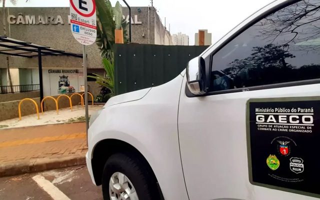 Gaeco na Câmara Municipal de Foz do Iguaçu | foto: Claiton Souza