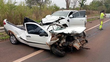 Mulher morre em acidente de trânsito na Rodovia Péricles Bellini em Votuporanga (SP) — Foto: Reprodução / Votunews